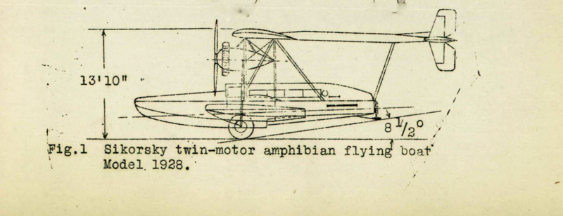 6 Sikorsky S38 Line Drawing from NACA 1928