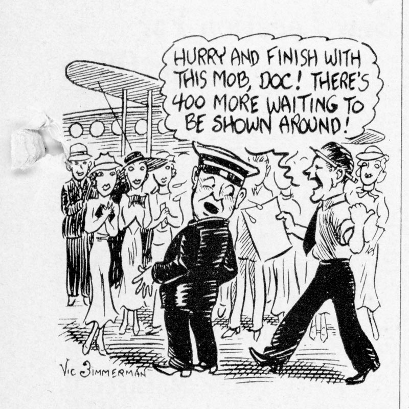 400 More - Cartoon by Vic Zimmerman PAAW July 35 p7PAHF Collection