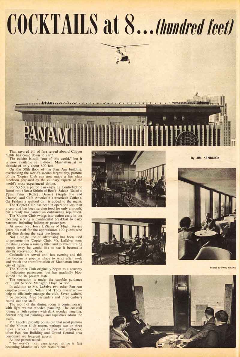 Cocktails at 8 hundred feet