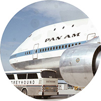 Join Us Pan Am 747 with Greyhound Bus size comparison courtesy AeroArt International Blog