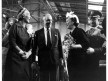 Christening celebration of the Boeing 707, Juan Trippe and  Betty Trippe with First Lady Mamie Eisenhower