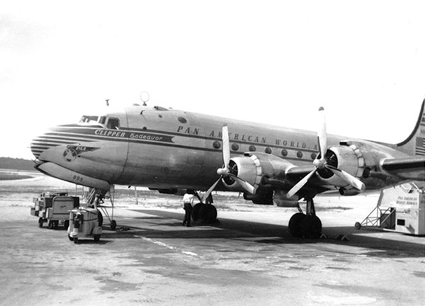 Pan Am DC 4 Clipper Endeavor, photo: PAHF/ John Johson collection