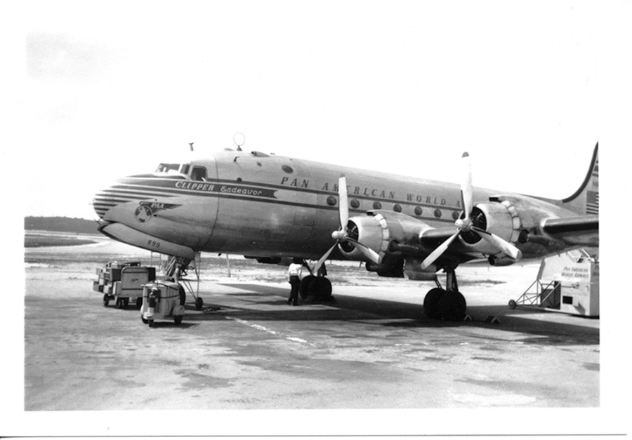 Pan Am DC 4 NB88899 Clipper Endeavor PAHF collection John Johnson