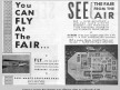 Aviator Paul Mantz Brochure offering, seaplane rides in a Sikorsky S-38, Treasure Island, San Francisco