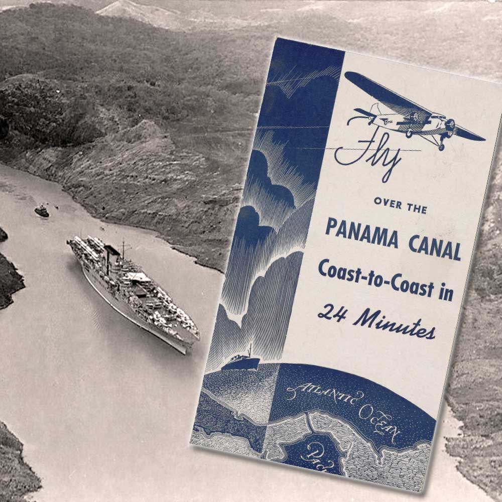 Record Flight over Panama Canal, 1932