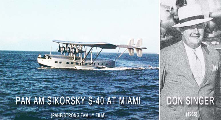 September 1932 Doc Singer Pan Am tour guide Miami - 90 Years ago